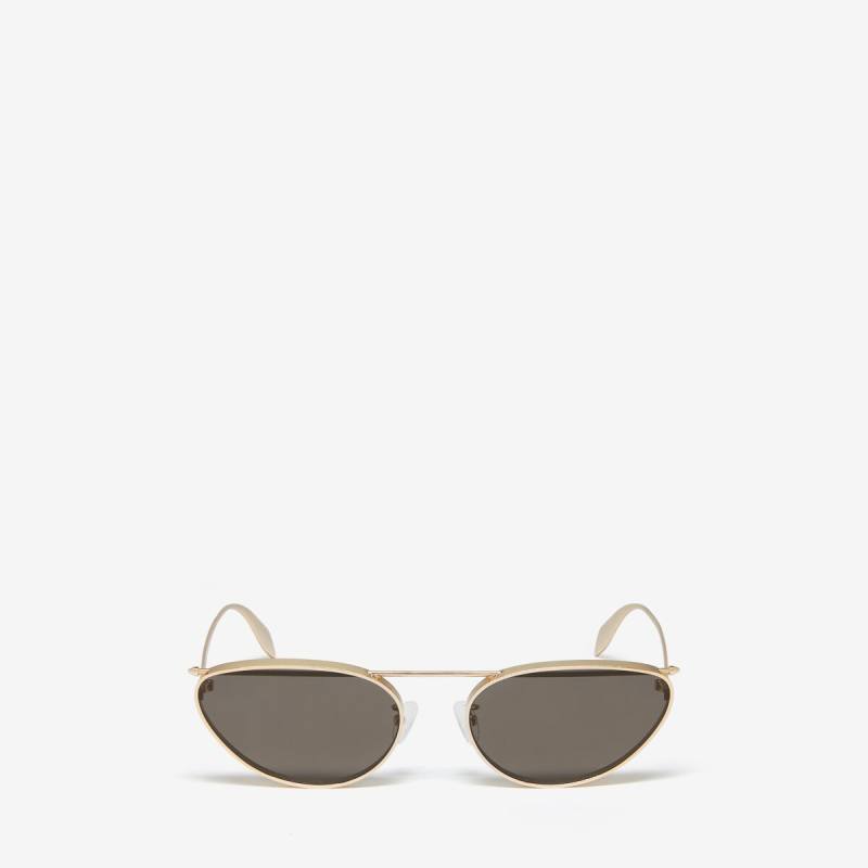 ALEXANDER MCQUEEN - Front Piercing Cat-eye Sunglasses - Item 769169I33301188